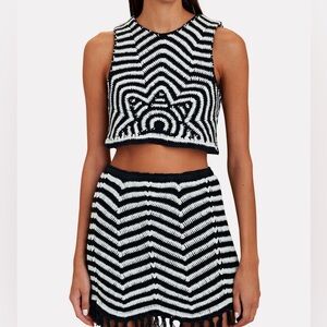 Saylor crochet skirt set size Small NWT